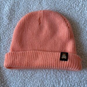 Teddy Fresh coral orange beanie